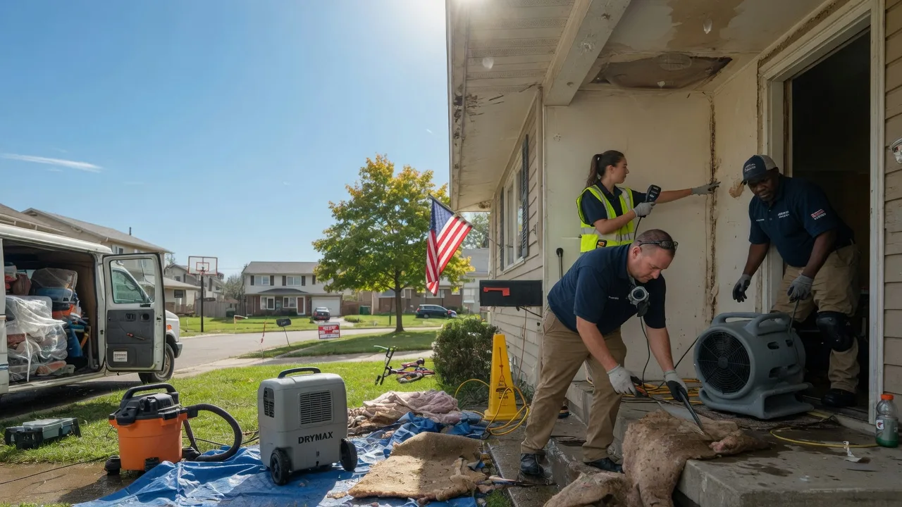 Water Damage Restoration in Edinburgh, IN near me